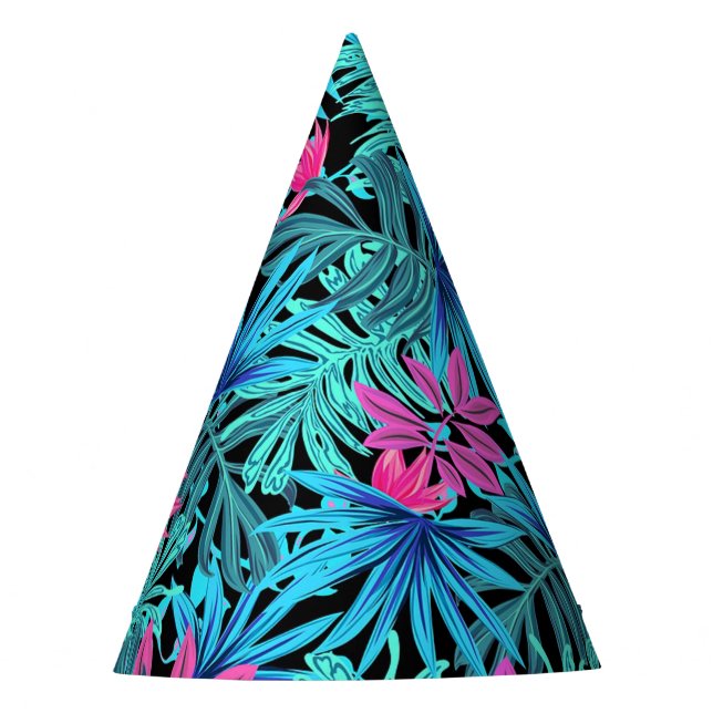Chapeaux De Fètes Feuilles tropicaux (Devant)