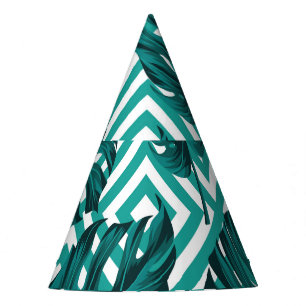 Chapeaux De Fètes Feuilles tropicaux : Motif Floral sans joint.