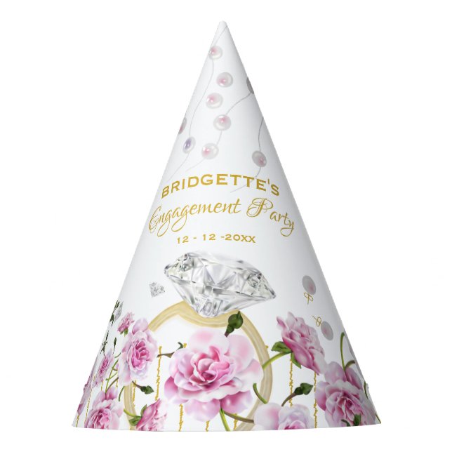 Chapeaux De Fètes Fiançailles Perle Rose Pink (Devant)