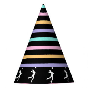 Chapeaux De Fètes Fille de volleyball Anniversaire, Joueuse de volle
