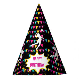 Chapeaux De Fètes Fille de volleyball Joueur Anniversaire