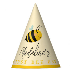 Chapeaux De Fètes Filles Moderne Mignonne été Premier jour d'abeille