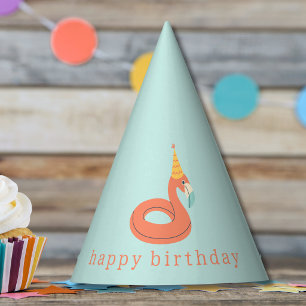 Chapeaux De Fètes flamant rose gonflable pour enfants fête d'anniver
