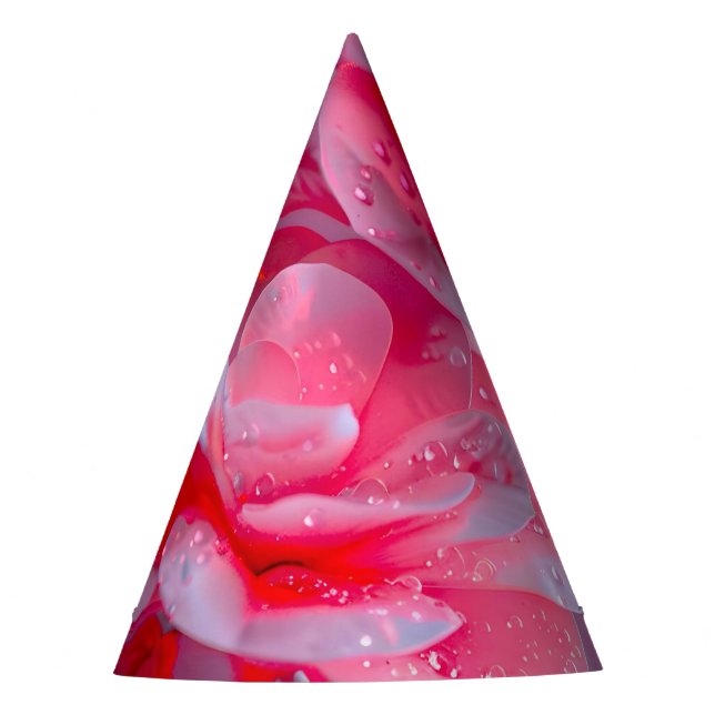 Chapeaux De Fètes Fleur rose pâle Raindrop (Devant)