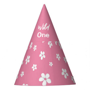 Chapeaux De Fètes Fleur sauvage Dusty rose mignon bébé fille anniver
