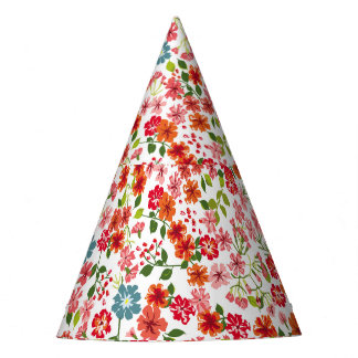 Chapeaux De Fètes Fleurs à petite échelle, style calico sans couture