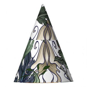 Chapeaux De Fètes Fleurs, art déco, moderne, sans soudure.