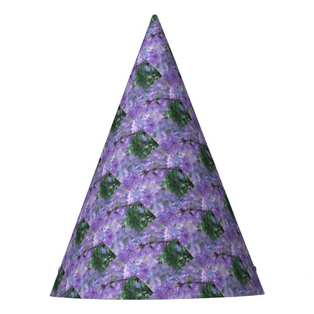 Chapeaux De Fètes Fleurs d'arbre pourpres Jacaranda (Devant)