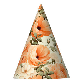 Chapeaux De Fètes Fleurs de pêche beige délicates