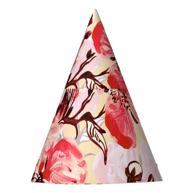 Chapeaux De Fètes Fleurs de printemps U Motif (Devant)