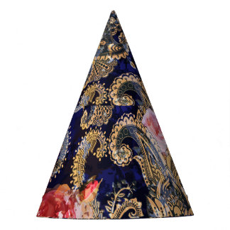 Chapeaux De Fètes Fleurs décoratives colorées Batik
