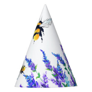 Chapeaux De Fètes Fleurs printanières et abeilles Casquette de la fê