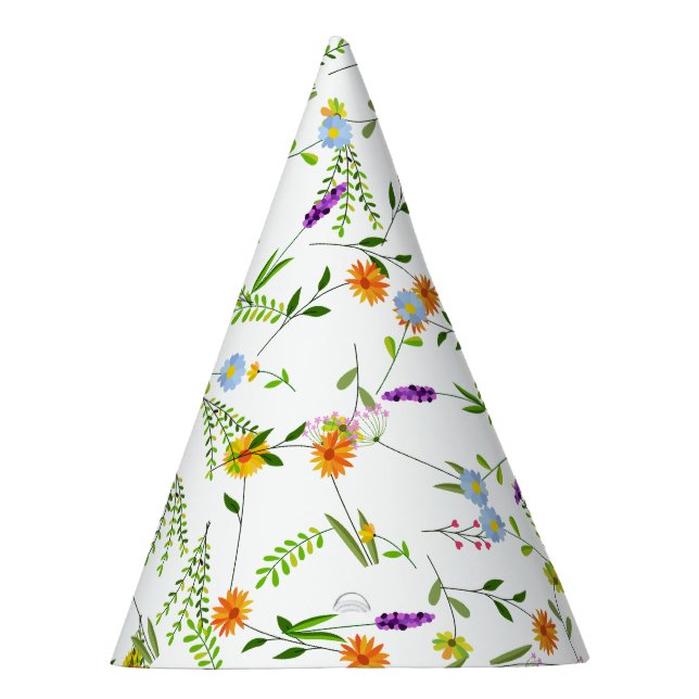 Chapeaux De Fètes Fleurs sauvages de printemps été (Droite)