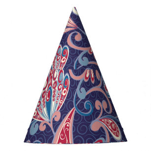Chapeaux De Fètes Floral Ethnique : Abstrait Oriental Sans Seamless.