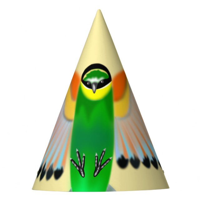 Chapeaux De Fètes Flying d'oiseaux colorés (Devant)