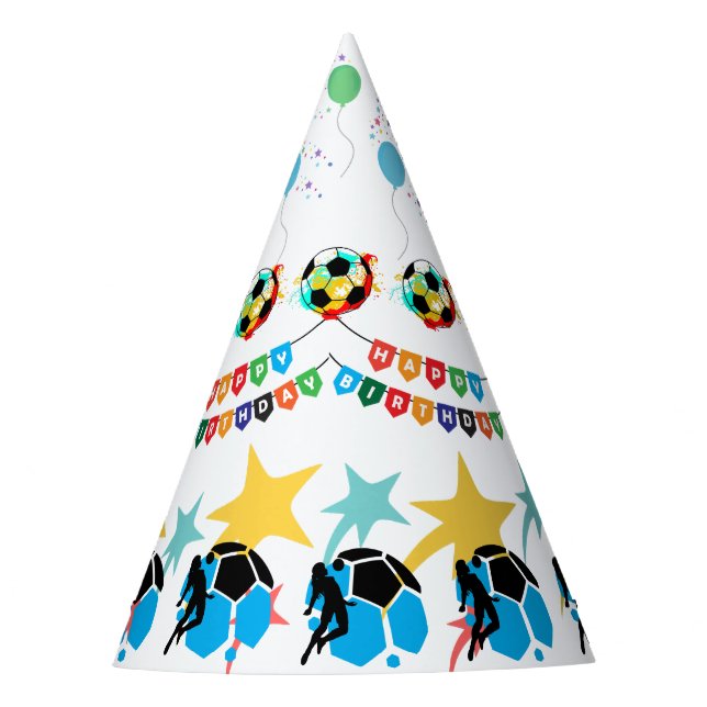 Chapeaux De Fètes Football Girl Birthday, Football Player Gift Party (Devant)