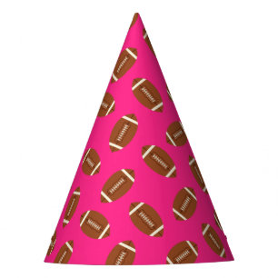Chapeaux De Fètes Football Sports Anniversaire fête rose