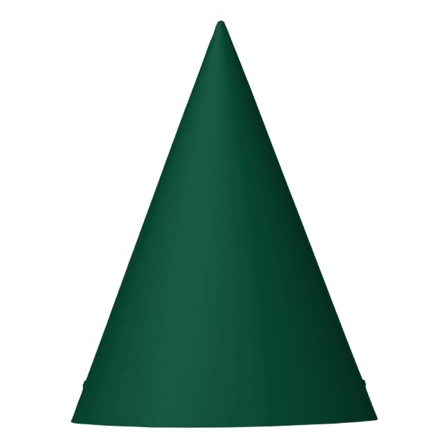 Chapeaux De Fètes Forêt solide vert foncé (Devant)