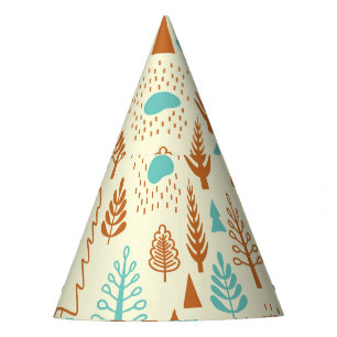 Chapeaux De Fètes Forêt vintage : Motif naturel intemporel.