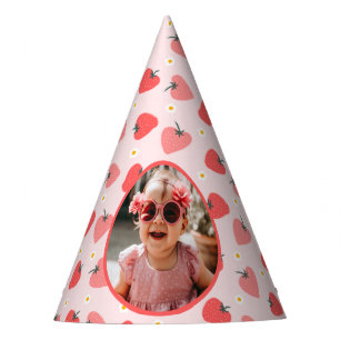 Chapeaux De Fètes Fraise 1er Anniversaire Fête Berry Première photo