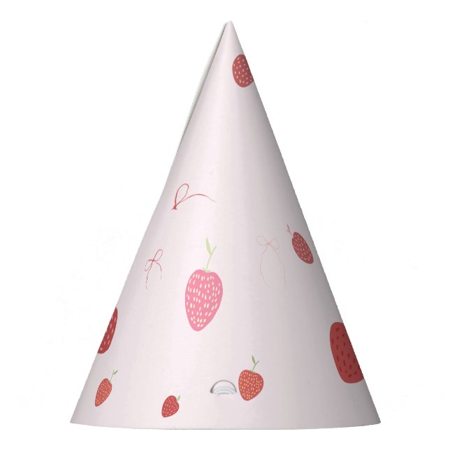 Chapeaux De Fètes Fraise 1er Berry Premier anniversaire Casquettes (Gauche)
