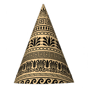Chapeaux De Fètes Fret grec, Motif méditerranéen, Brown