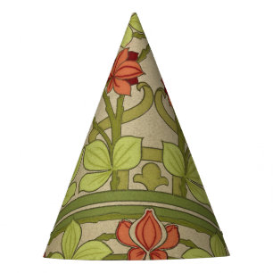 Chapeaux De Fètes Frieze Bordure Art Nouveau Floral