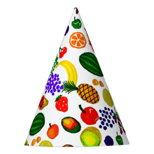 Chapeaux De Fètes Fruit à main Motif Medley