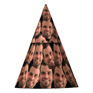 Chapeaux De Fètes Funny Birthday Party Hats Custom Face Photo / Head