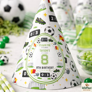 Chapeaux De Fètes Garçons Sports modernes Football Enfants 8e Fête d