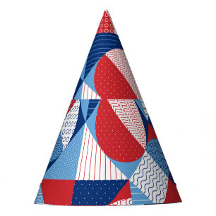 Chapeaux De Fètes Géométrie marine : motif sans soudure d'été.
