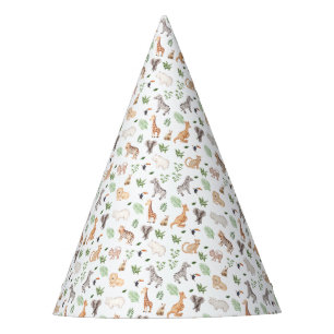 Chapeaux De Fètes gibier Animal With Jungle Tree