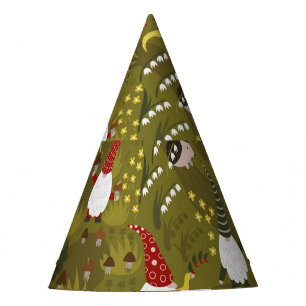 Chapeaux De Fètes Gnomes de jardin : Faune de flore humoristique.