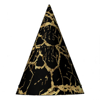 Chapeaux De Fètes Gold Marbling Texture : Elément Design Luxe