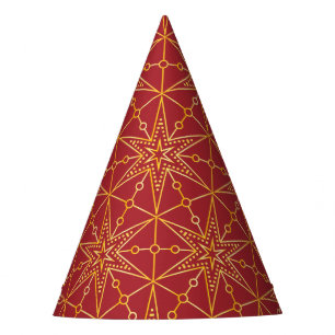 Chapeaux De Fètes Golden Festive Starry