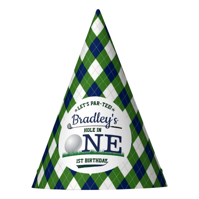 Chapeaux De Fètes Golf PAR-TEE 1er anniversaire (Devant)