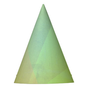 Chapeaux De Fètes Gradation géométrique jaune moderne