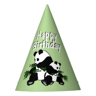 Chapeaux De Fètes Grandir jusqu'à Panda Anniversaire