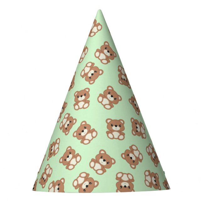 Chapeaux De Fètes Green Teddy Bear Geburtstagspartei (Devant)