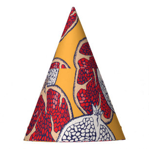 Chapeaux De Fètes Grenade dessinée : Motif Vintage fait main