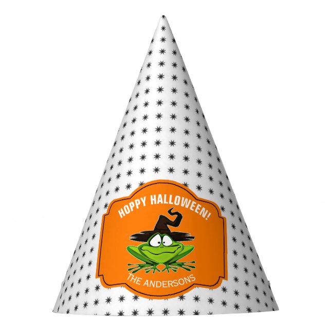 Chapeaux De Fètes Grenouille de Halloween joyeuse ID221 (Devant)