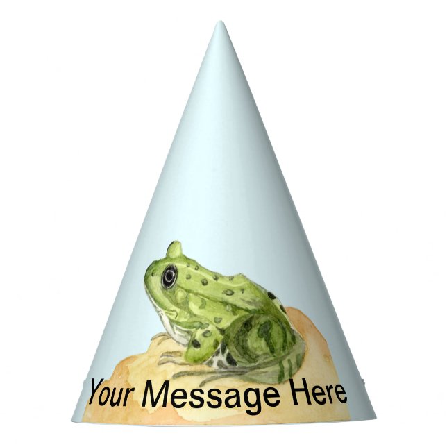 Chapeaux De Fètes Grenouille verte (Devant)