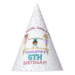Chapeaux De Fètes Gymnastique Enfants Fille Anniversaire Thème de fê