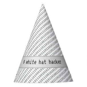 Chapeaux De Fètes Hacker Casquette blanc pour costume simple ou Tech