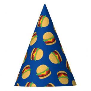 Chapeaux De Fètes Hamburger Anniversaire Fête Burger Casquette