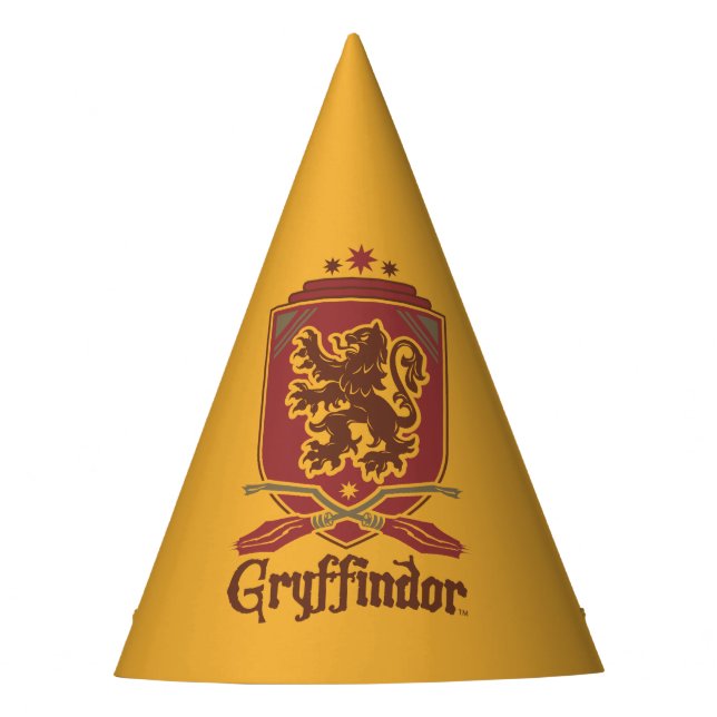 Chapeaux De Fètes Harry Potter | Badge Gryffindor QUIDDITCH™ (Devant)