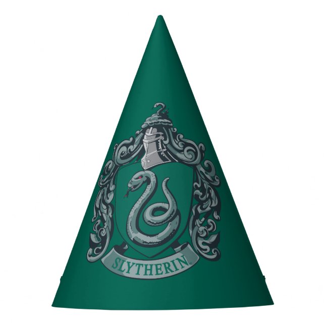 Chapeaux De Fètes Harry Potter | Slytherin Crest Green (Devant)