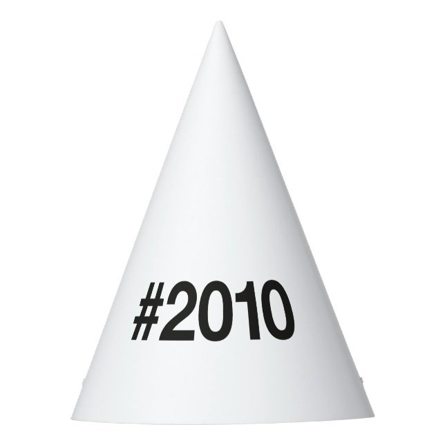 Chapeaux De Fètes Hashtag 2010 15 Anniversaire (Devant)