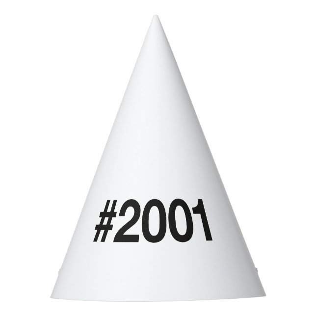 Chapeaux De Fètes Hashtag 24 Anniversaire 2001 (Devant)