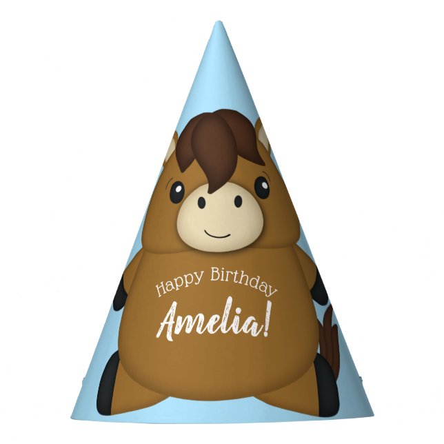 Chapeaux De Fètes Horse fête d'anniversaire (Devant)